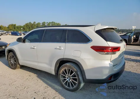 2017 Toyota Highlander Se from USA, damaged, VIN 5TDKZRFH3HS518306